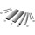 142 Stk. Schrumpfschlauch Set Transparent/Schwarz