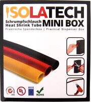 Mini Box 2:1 Schwarz Ø1,2mm 15 Meter Schrumpfschlauch