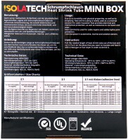 Mini Box 2:1 Rot Ø4,8mm 11 Meter Schrumpfschlauch