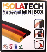Mini Box 2:1 Rot Ø4,8mm 11 Meter Schrumpfschlauch