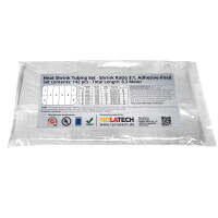 142 Stk. Schrumpfschlauch Set Polybag Transparent