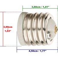 Keramik Adapter E40 Fassung auf E27