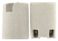 Seitenansicht der Lampenfassung.