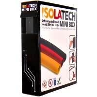 Mini Box 3:1 mit Kleber Transparent Schrumpfschlauch