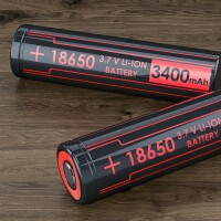 50x Batterie Isolatoren in rot für 18650er Akkuzelle