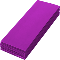 Vorgeschnittene PVC Schrumpfschläuche mit einem Schrumpfverhältnis von 2:1 für 18650 Akkus in verschiedenen Farben und Mengen.