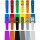 Grafik, welche PVC Schrumpfschläuche in den unterschiedlichsten Farben darstellt.