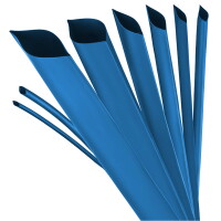 Schrumpfschlauch 3:1 mit Kleber Blau 10mm 1m