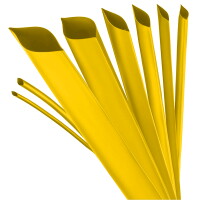Schrumpfschlauch 3:1 mit Kleber Gelb 10mm 1m