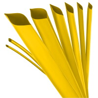 Schrumpfschlauch 3:1 mit Kleber Gelb Ø8mm 10 Meter