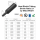 Schrumpfschlauch Set Ø20mm 1,4Meter Sortiment schwarz 2:1 in 7Stk x 20cm