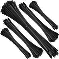 100Stk Kabelbinder Set Schwarz 100/160/200/300/450mm x...