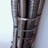 100Stk Kabelbinder Set Schwarz 100/160/200/300/450mm x 2,5/3,6/7,6mm
