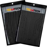 Schrumpfschlauch 2:1 Set schwarz Ø5mm 18x20cm + Ø8mm 15x20cm