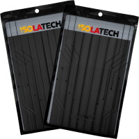 Schrumpfschlauch 2:1 Set schwarz Ø10mm 10x20cm +...