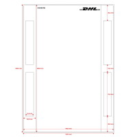 DHL Versandetiketten 30 Stück