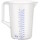 Messkanne Polypropylen 3,0l transparent geschlossener Griff
