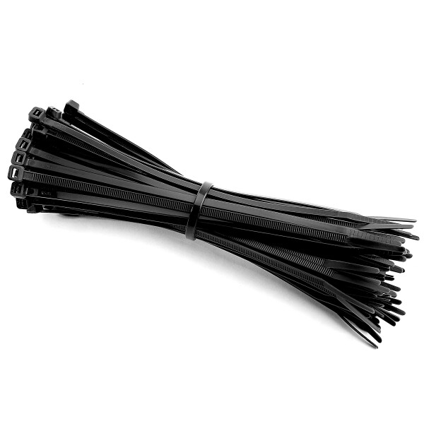 Kabelbinder 9x300mm schwarz UV- und witterungsbeständig