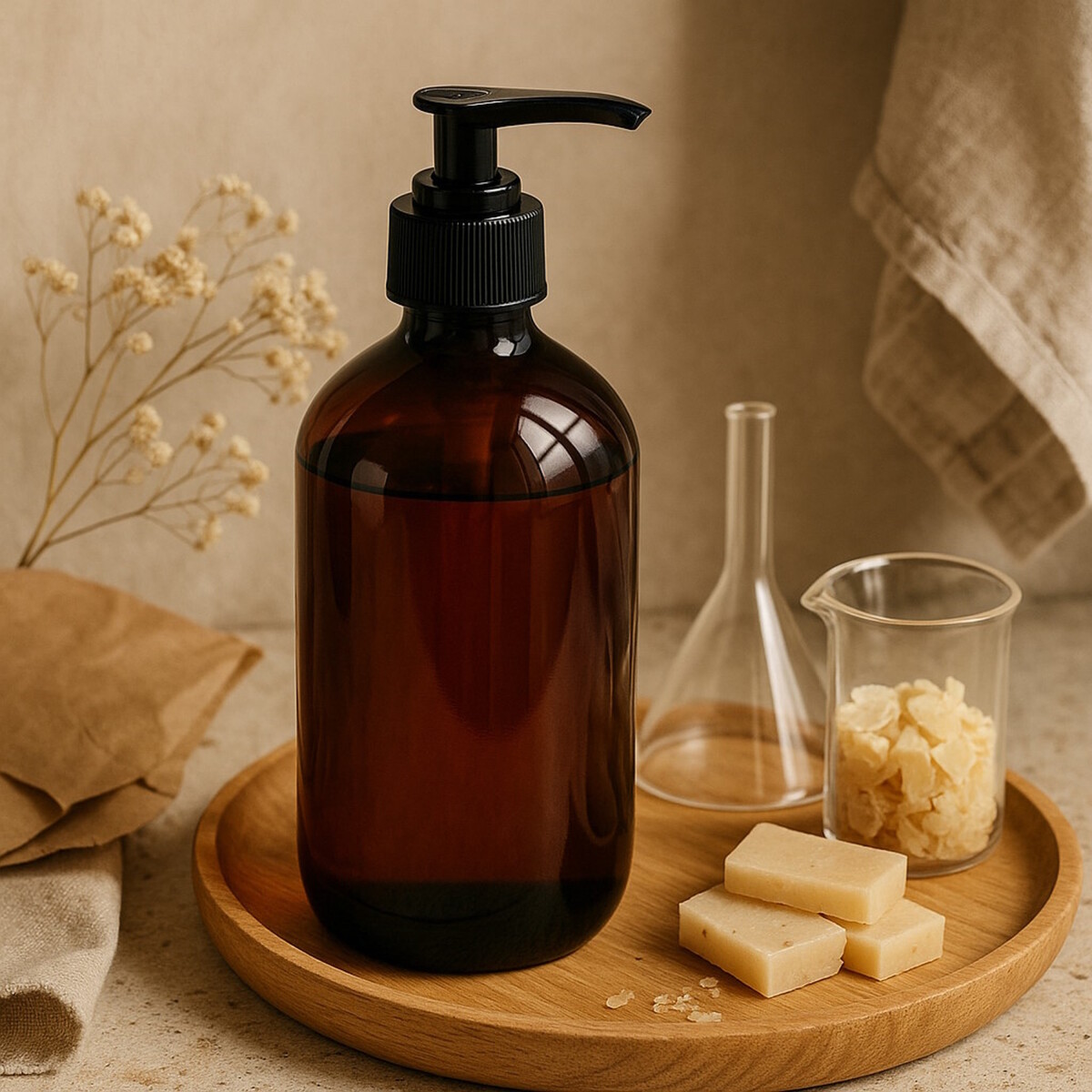 2 Milchglas-Pumpflaschen 60 Ml Mit Schwarzem Verschluss – Wiederverwendbar Für Cremes & Shampoos