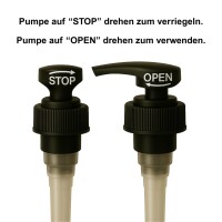 2er Set Nachfüllbare 500 ml Flaschen mit Pumpspender ohne Etiketten