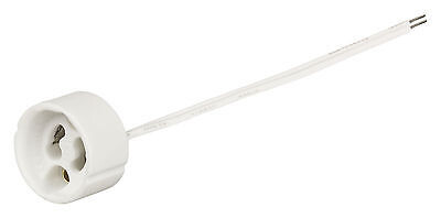 Keramik Fassungen in verschiedenen Ausführungen für GU10 Leuchtkörper.