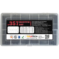357-tlg Magnum Schrumpfschlauch Set Box Schwarz